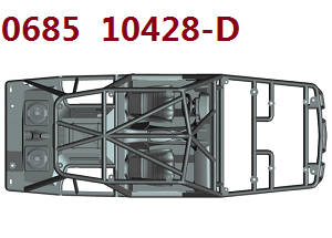 Wltoys 10428-D 10428-E RC Car spare parts todayrc toys listing large bracket assembly 0685 10428-D