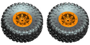Wltoys 10428-D 10428-E RC Car spare parts todayrc toys listing tire 2pcs 0689