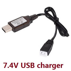 Wltoys 10428-C2 RC Car spare parts todayrc toys listing USB charger wire 7.4V