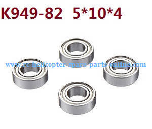 Wltoys 10428 RC Car spare parts todayrc toys listing rolling bearing K949-82 5*10*4 4pcs