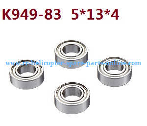 Wltoys 10428 RC Car spare parts todayrc toys listing rolling bearing K949-83 5*13*4 4pcs