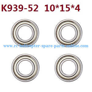 Wltoys 10428-A RC Car spare parts todayrc toys listing rolling bearing K939-52 10*15*4 4pcs
