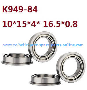 Wltoys 10428-A RC Car spare parts todayrc toys listing rolling bearing K949-80 10*15*4*16.5*0.8 4pcs