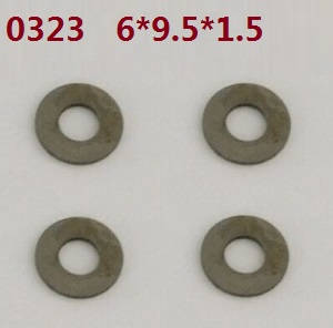 Wltoys 10428-C2 RC Car spare parts todayrc toys listing flat washers 6*9.5*1.5 0323 8pcs - Click Image to Close