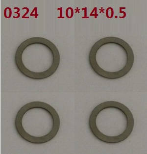 Wltoys 10428-B RC Car spare parts todayrc toys listing flate washers 10*14*0.5 0324 8pcs
