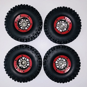 *** Today's deal *** Wltoys 10428-2 RC Car spare parts wheels 4pcs Red