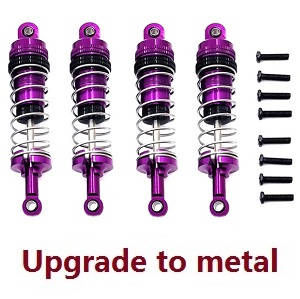 Wltoys 124007 RC Car Vehicle spare parts shock absorber Metal (Purple)