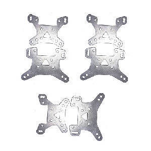 Wltoys 124007 RC Car Vehicle spare parts front and rear shock absorber plate board 3sets