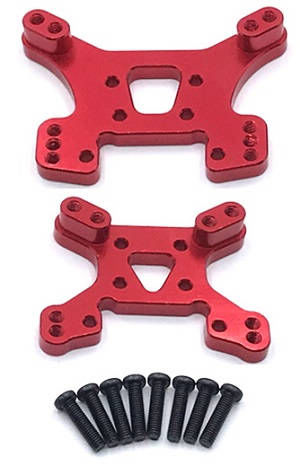 Wltoys 124007 RC Car Vehicle spare parts front and rear shock absorber plate board Red