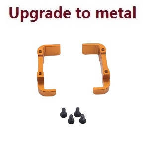 Wltoys 124007 RC Car Vehicle spare parts battery fixed set upgrade to metal Gold - Click Image to Close