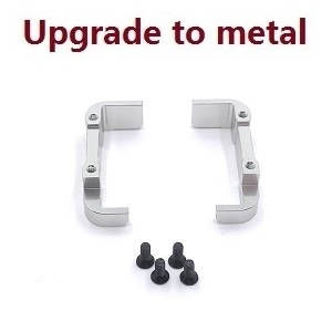 Wltoys 124007 RC Car Vehicle spare parts battery fixed set upgrade to metal Silver