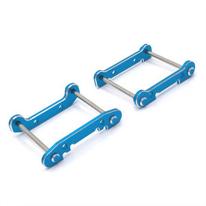 Wltoys 124017 RC Car spare parts todayrc toys listing front and rear swing arm reinforcement and fixed pin Blue