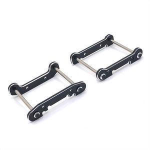 Wltoys 144001 RC Car spare parts todayrc toys listing front and rear swing arm reinforcement and fixed pin Black