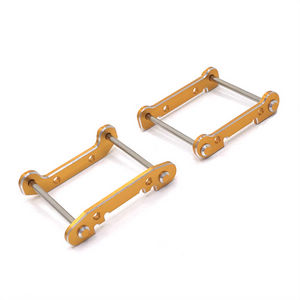 Wltoys 124007 RC Car Vehicle spare parts front and rear swing arm reinforcement and fixed pin Gold