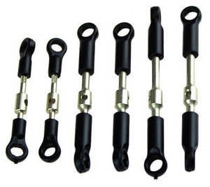 Wltoys 124007 RC Car Vehicle spare parts connect rod set 6pcs
