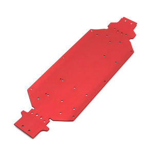 Wltoys 124007 RC Car Vehicle spare parts bottom board Red - Click Image to Close