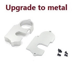 Wltoys 124007 RC Car Vehicle spare parts gear upper and lower box Metal Silver