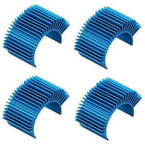 Wltoys 124007 RC Car Vehicle spare parts pan heat sink 4pcs - Click Image to Close