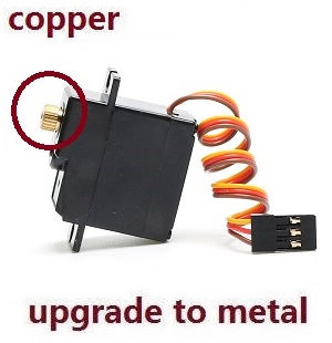Wltoys 124007 RC Car Vehicle spare parts SERVO (Copper)