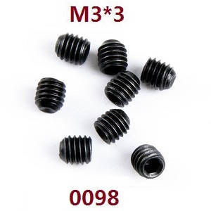 Wltoys 124007 RC Car Vehicle spare parts machine screws M3*3 0098