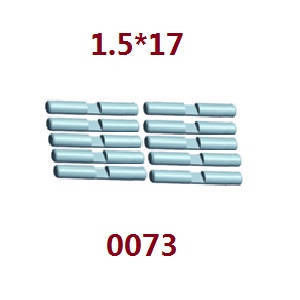 Wltoys 124007 RC Car Vehicle spare parts differential small metal bar shaft 1.5*16.5 0073 - Click Image to Close