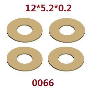 Wltoys 124007 RC Car Vehicle spare parts small ring 12*5.2*0.2 0066 - Click Image to Close