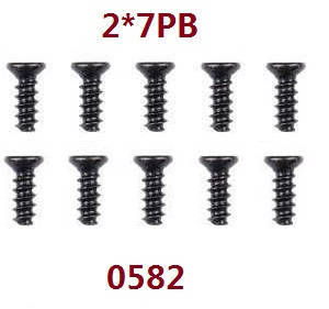 Wltoys 124007 RC Car Vehicle spare parts screws set 2*7pb 0582 - Click Image to Close
