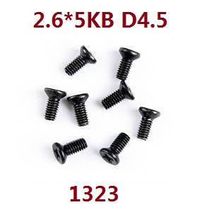 Wltoys 124007 RC Car Vehicle spare parts screws set 2.6*5kb 1323