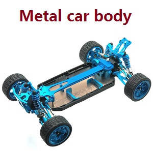 Wltoys 124007 RC Car Vehicle spare parts upgrade to metal car body (Blue)