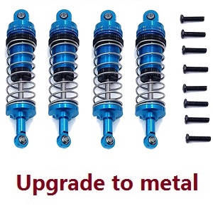 Wltoys 124007 RC Car Vehicle spare parts shock absorber Metal (Blue) - Click Image to Close