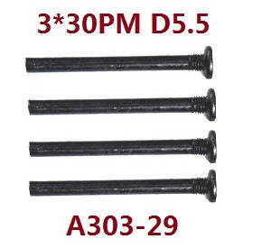 Wltoys 12401 12402 12402-A 12403 12404 RC Car spare parts todayrc toys listing screws 3*30PM A303-29