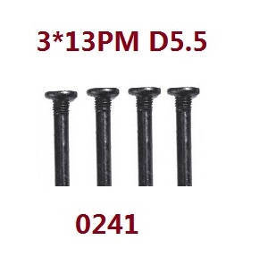 Wltoys 12401 12402 12402-A 12403 12404 RC Car spare parts todayrc toys listing screws 3*13PM 0241