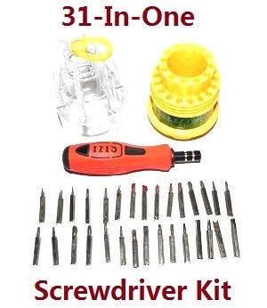 Wltoys 12401 12402 12402-A 12403 12404 RC Car spare parts todayrc toys listing 1*31-in-one Screwdriver kit package - Click Image to Close