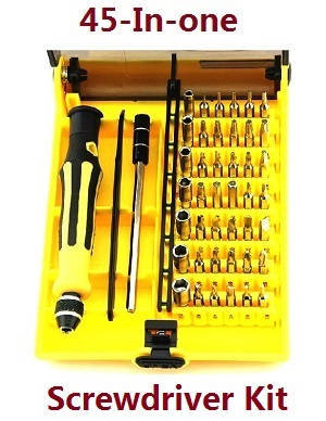 Wltoys 12401 12402 12402-A 12403 12404 RC Car spare parts todayrc toys listing 45-in-one A set of boutique screwdriver
