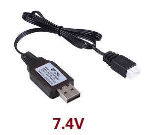 Wltoys 12401 12402 12402-A 12403 12404 RC Car spare parts todayrc toys listing USB charger wire 7.4V