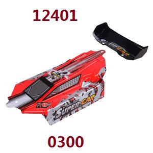 Wltoys 12401 12402 12402-A 12403 12404 RC Car spare parts todayrc toys listing car shell (For 12401) 0300 - Click Image to Close