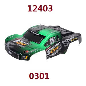 Wltoys 12401 12402 12402-A 12403 12404 RC Car spare parts todayrc toys listing car shell (For 12403) 0301 - Click Image to Close