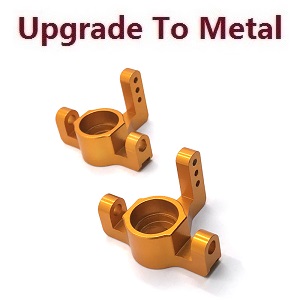 Wltoys 12401 12402 12402-A 12403 12404 RC Car spare parts todayrc toys listing upgrade to metal steering cup (metal Gold color) - Click Image to Close