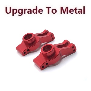 Wltoys 12401 12402 12402-A 12403 12404 RC Car spare parts todayrc toys listing upgrade to metal rear wheel seat (metal Red color) - Click Image to Close