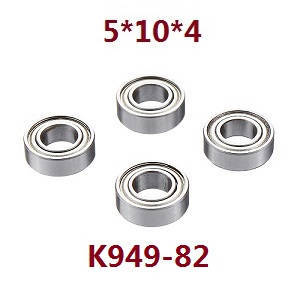 Wltoys 12401 12402 12402-A 12403 12404 RC Car spare parts todayrc toys listing bearing 5*10*4 4pcs K949-82 Wltoys 12401 12402 12402-A 12403 12404 RC Car spare parts todayrc toys listing bearing 5*10*4 4pcs K949-82