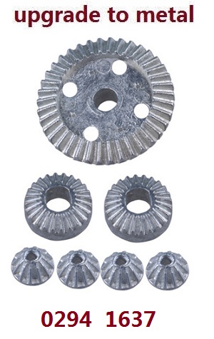 Wltoys 12401 12402 12402-A 12403 12404 RC Car spare parts todayrc toys listing differential gear set (upgrade to metal) - Click Image to Close