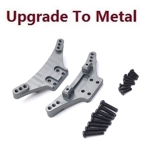 Wltoys 12401 12402 12402-A 12403 12404 RC Car spare parts todayrc toys listing upgrade to metal shock absorber Titanium color