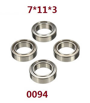 Wltoys 124012 124011 RC Car spare parts todayrc toys listing bearing 7*11*3 0094
