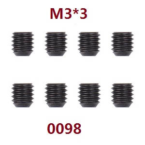 Wltoys 124012 124011 RC Car spare parts todayrc toys listing M3*3 jimi screws 0098