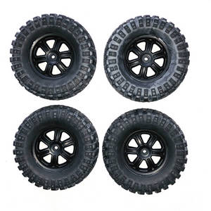 Wltoys 124012 124011 RC Car spare parts todayrc toys listing tires 4pcs - Click Image to Close