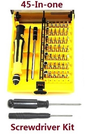 Wltoys 124018 RC Car spare parts todayrc toys listing 45-in-one A set of boutique screwdriver + 2* cross screwdriver set