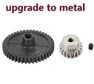 Wltoys XK 144010 RC Car spare parts todayrc toys listing reduction gear and motor driven gear Metal Black Wltoys XK 144010 RC Car spare parts todayrc toys listing reduction gear and motor driven gear Metal Black