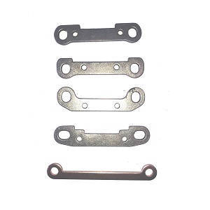 Wltoys 124017 RC Car spare parts todayrc toys listing steering linkage and swing arm strengthening plate set Gray Wltoys 124017 RC Car spare parts todayrc toys listing steering linkage and swing arm strengthening plate set Gray