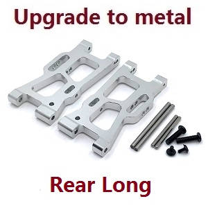 Wltoys 124017 RC Car spare parts todayrc toys listing rear long swing arm Metal Silver