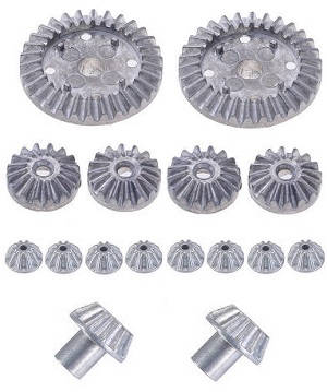 Wltoys 124017 RC Car spare parts todayrc toys listing differential gears set 16pcs
